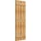 Ekena Millwork Joined Board-n-Batten Shutters, Rough Sawn Western Red Cedar, 21 1/2W x 58H, PR RBJ06S21X058RWR - alternate 3